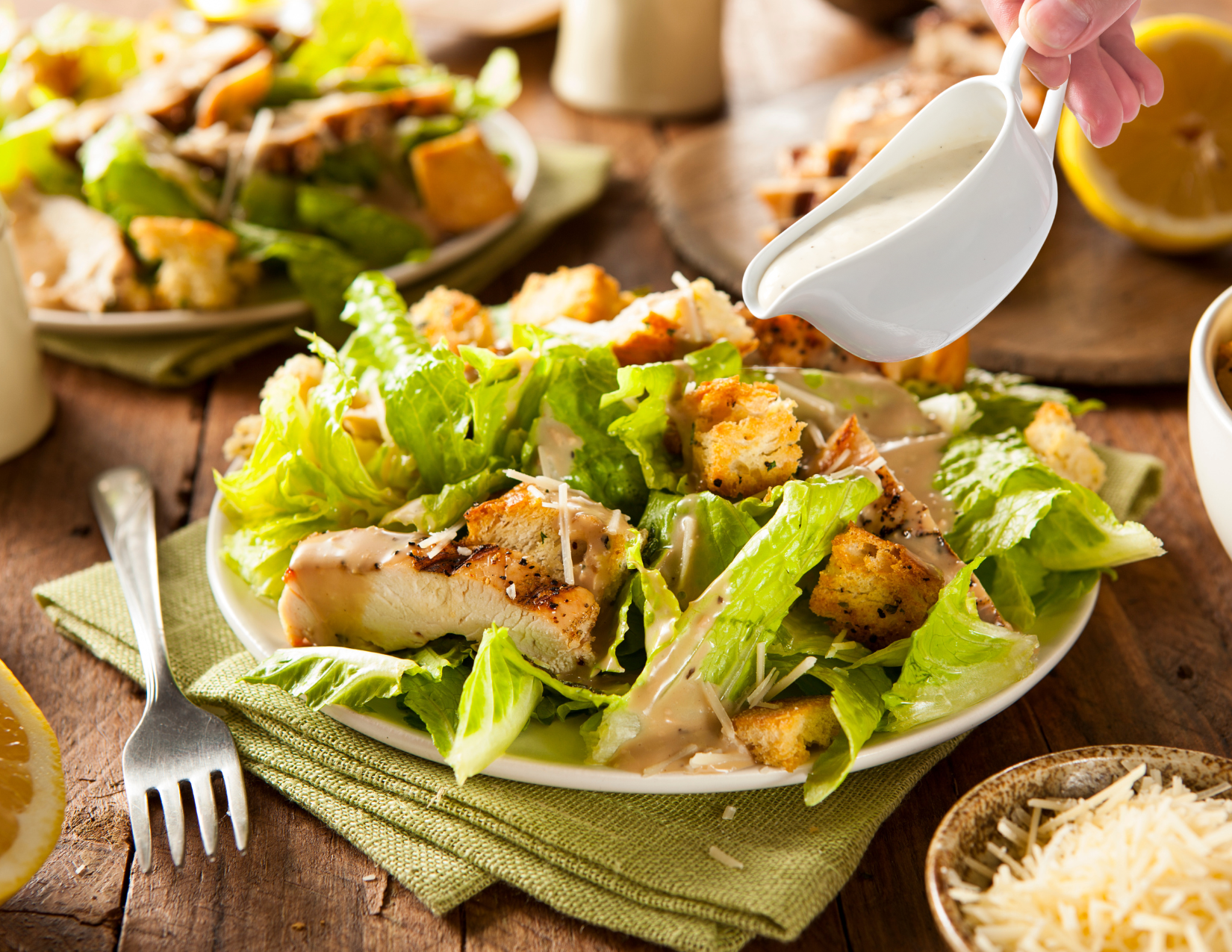 Easy Homemade Caesar Salad Dressing Sugared Spoon Easy Homemade Caesar Salad Dressing Sugared Spoon