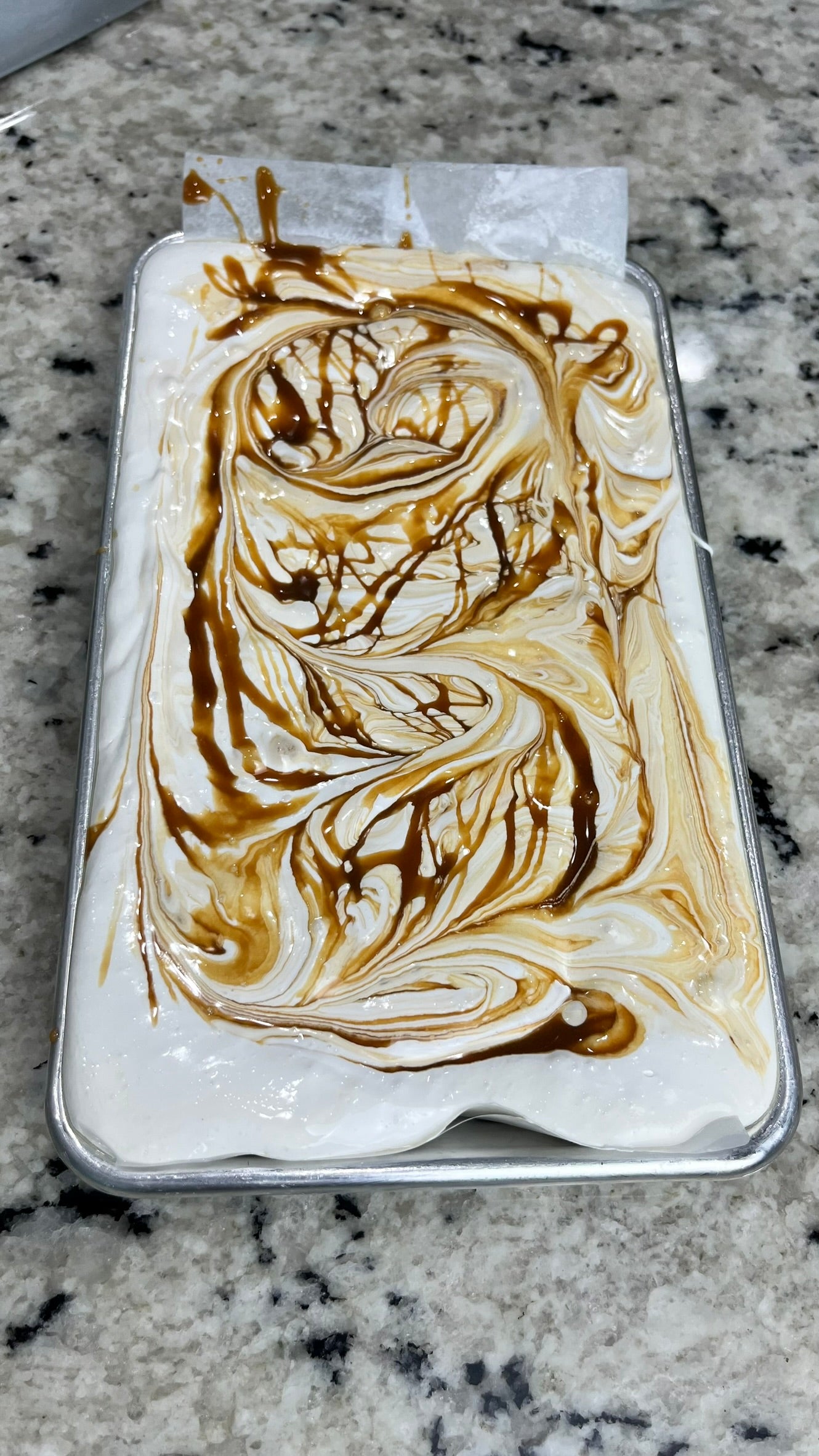 Caramel Swirled Marshmallows