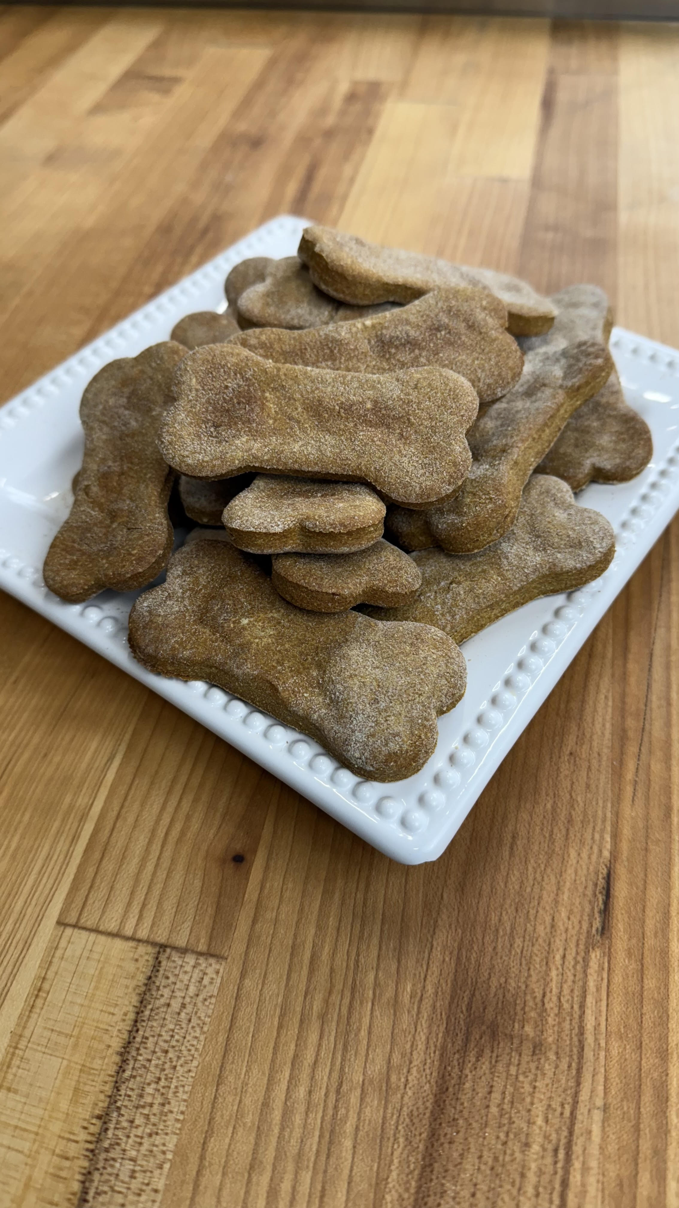 Pumpkin Peanut Butter Dog Treats