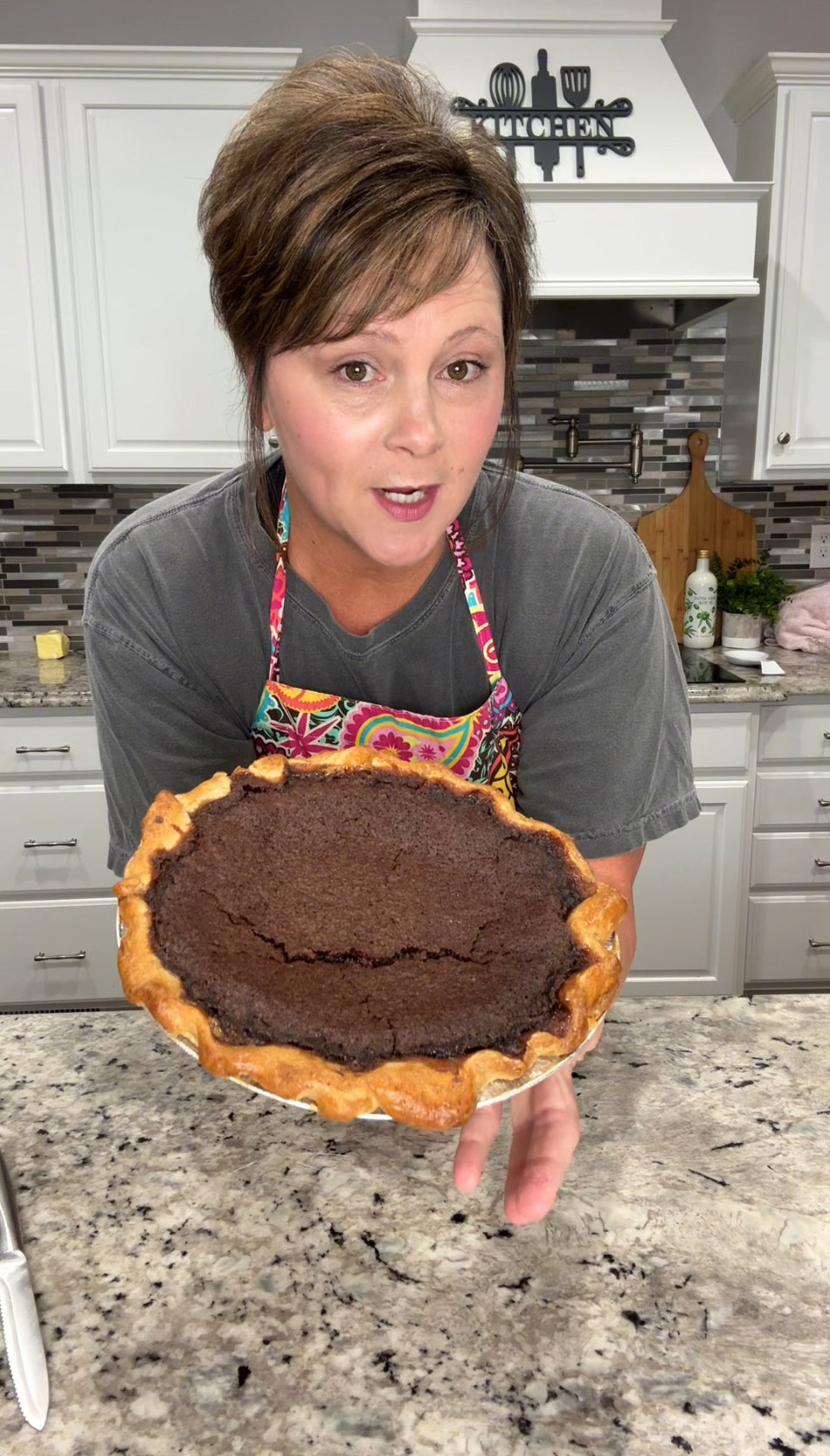 Ms. Judy's Chocolate Chess Pie