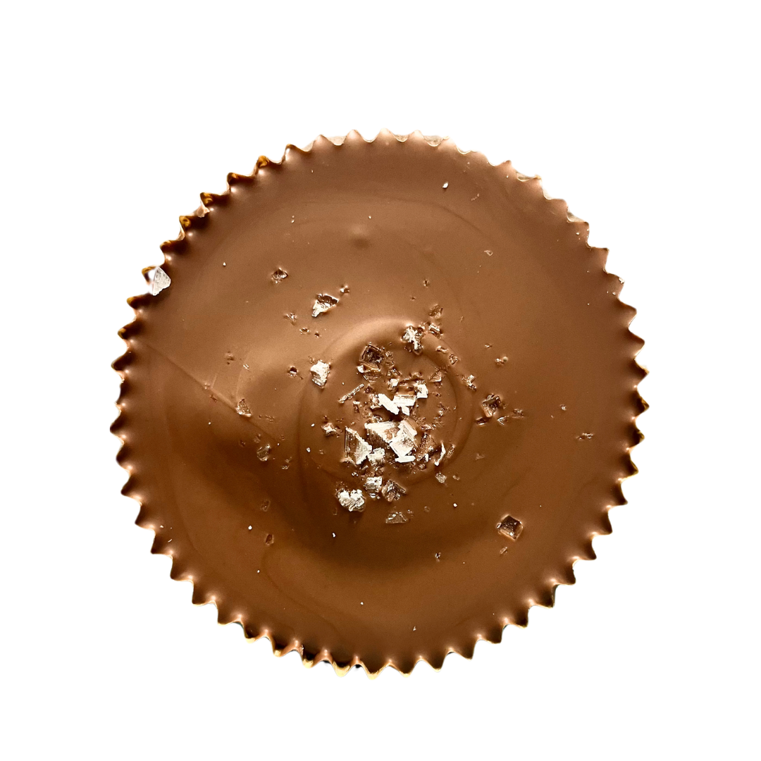 Caramel Shortbread Cup (Our version of a Twix) Sugared Spoon