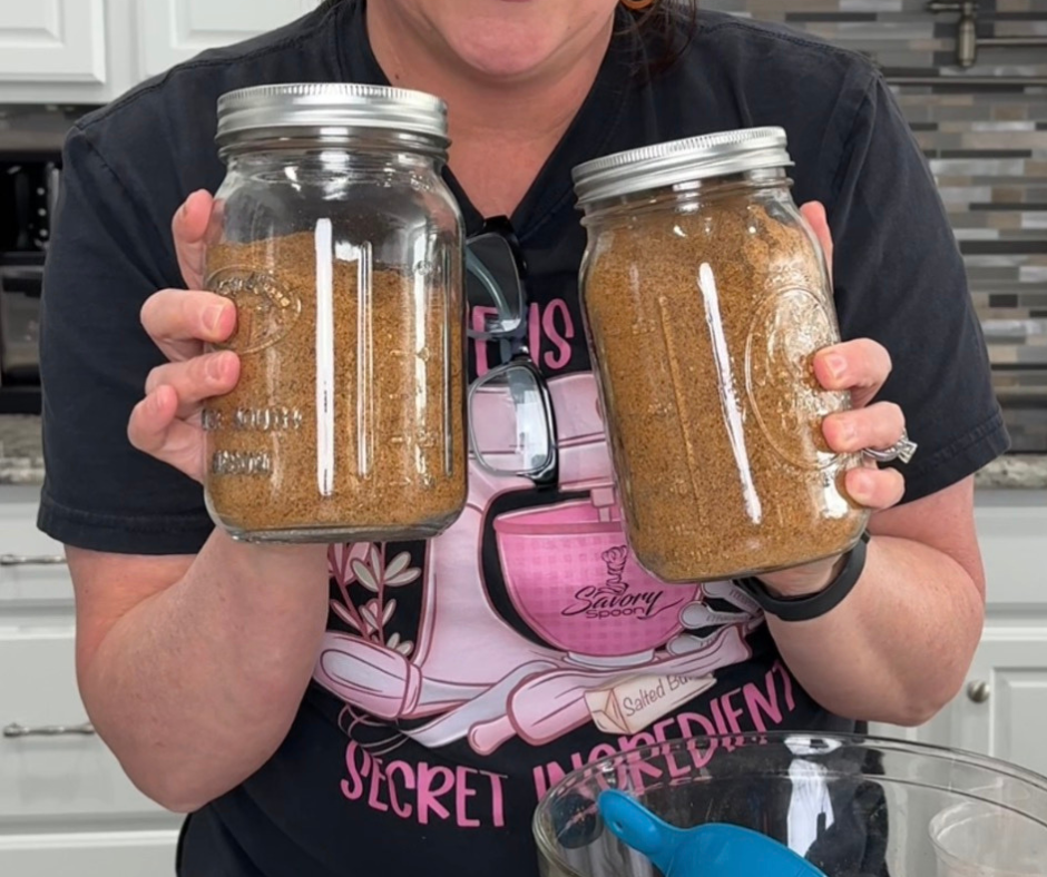 Taco Seasoning in a mason jar 