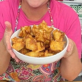 Jalapeno Popper wontons on a plate