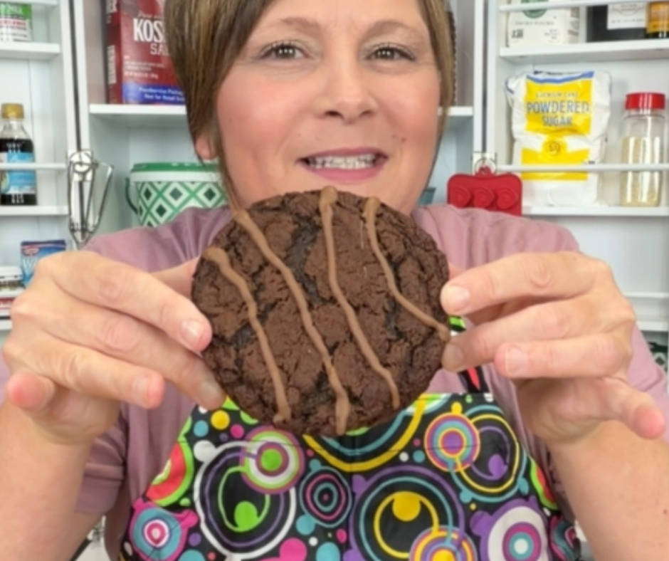 Chocolate Sandwich Cookies on a plate 