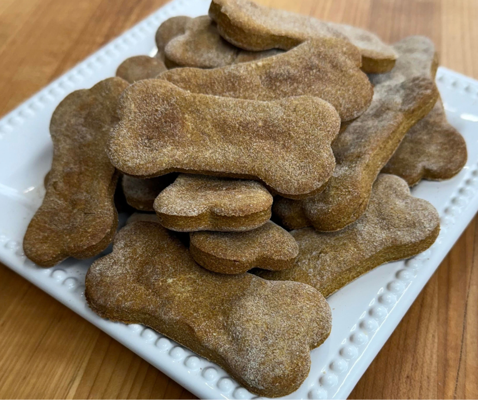 Pumpkin Peanut Butter Dog Treats