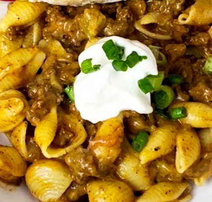 Cheesy Taco Pasta