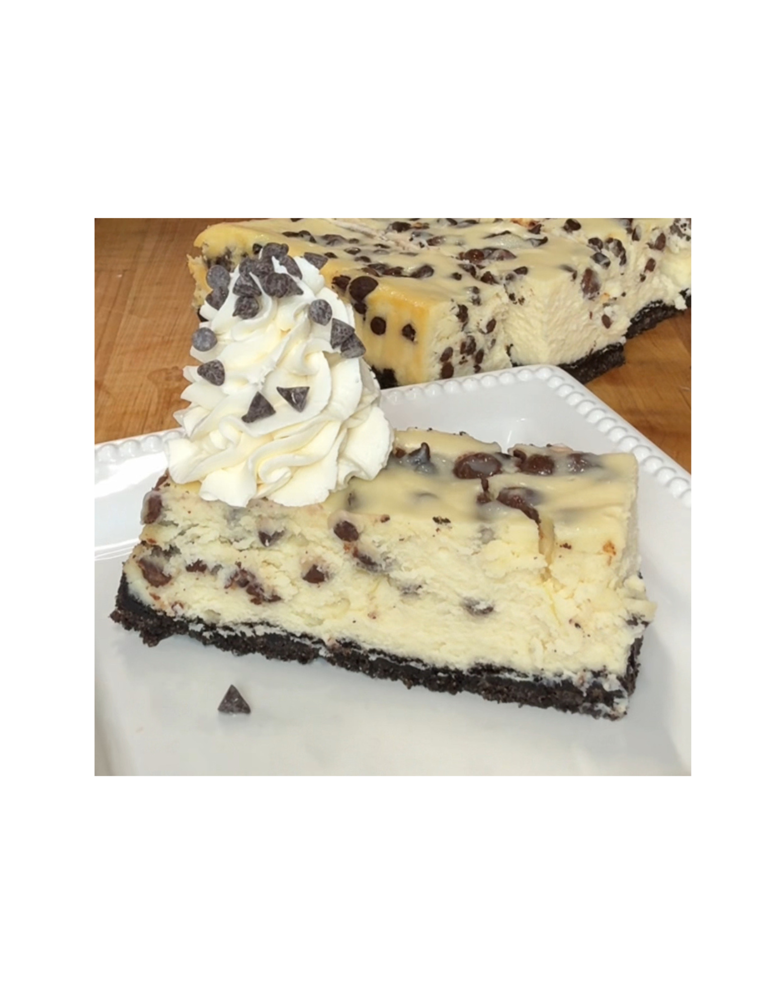 chocolate chip cheesecake