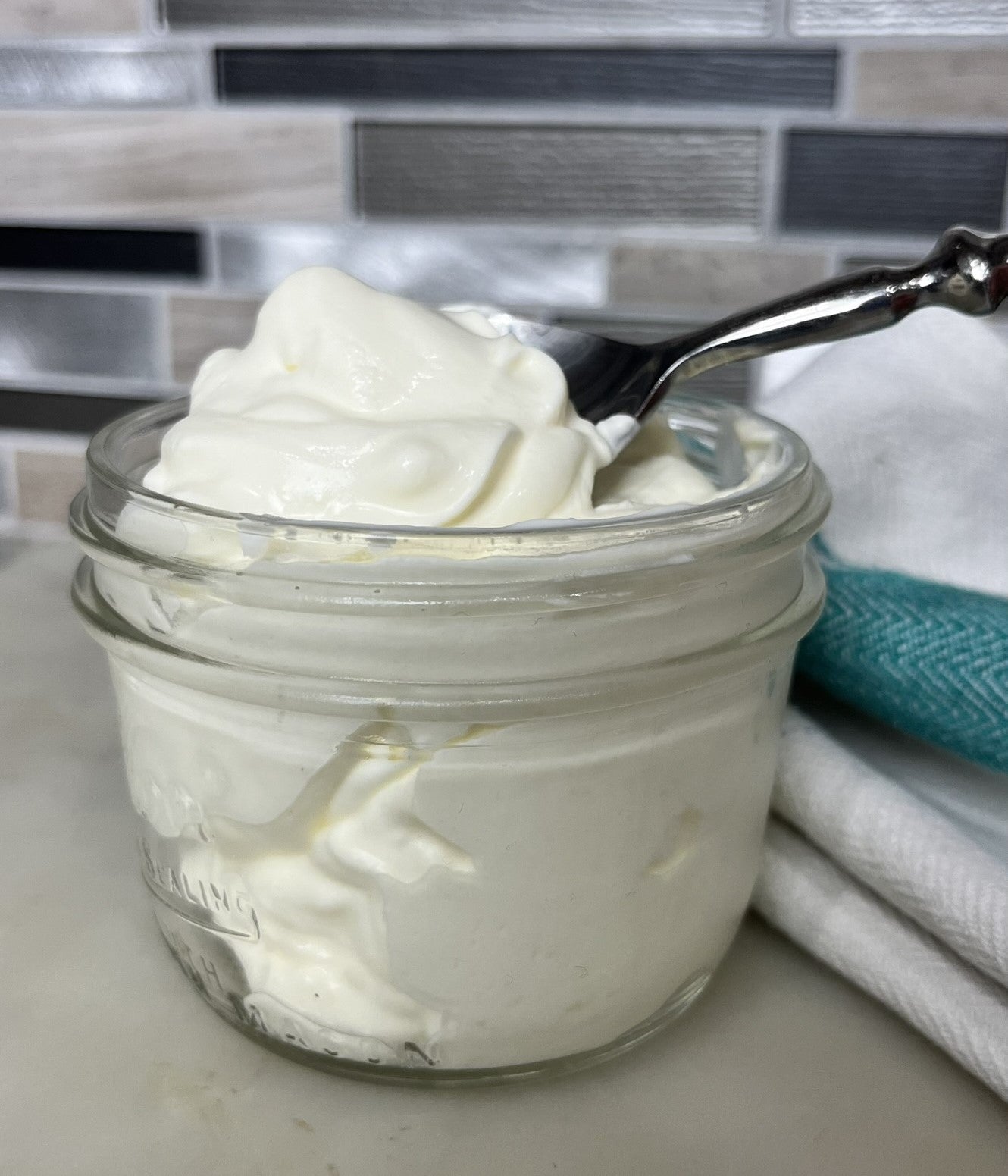 Homemade crème fraîche, smooth and creamy, perfect for enhancing various recipes