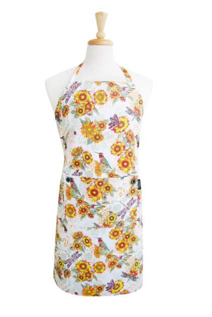 Birds and Sunflowers Chef Apron