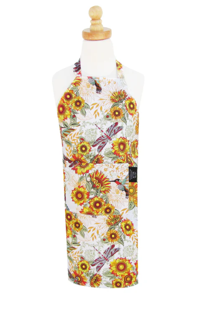 Birds and Sunflowers Child Apron