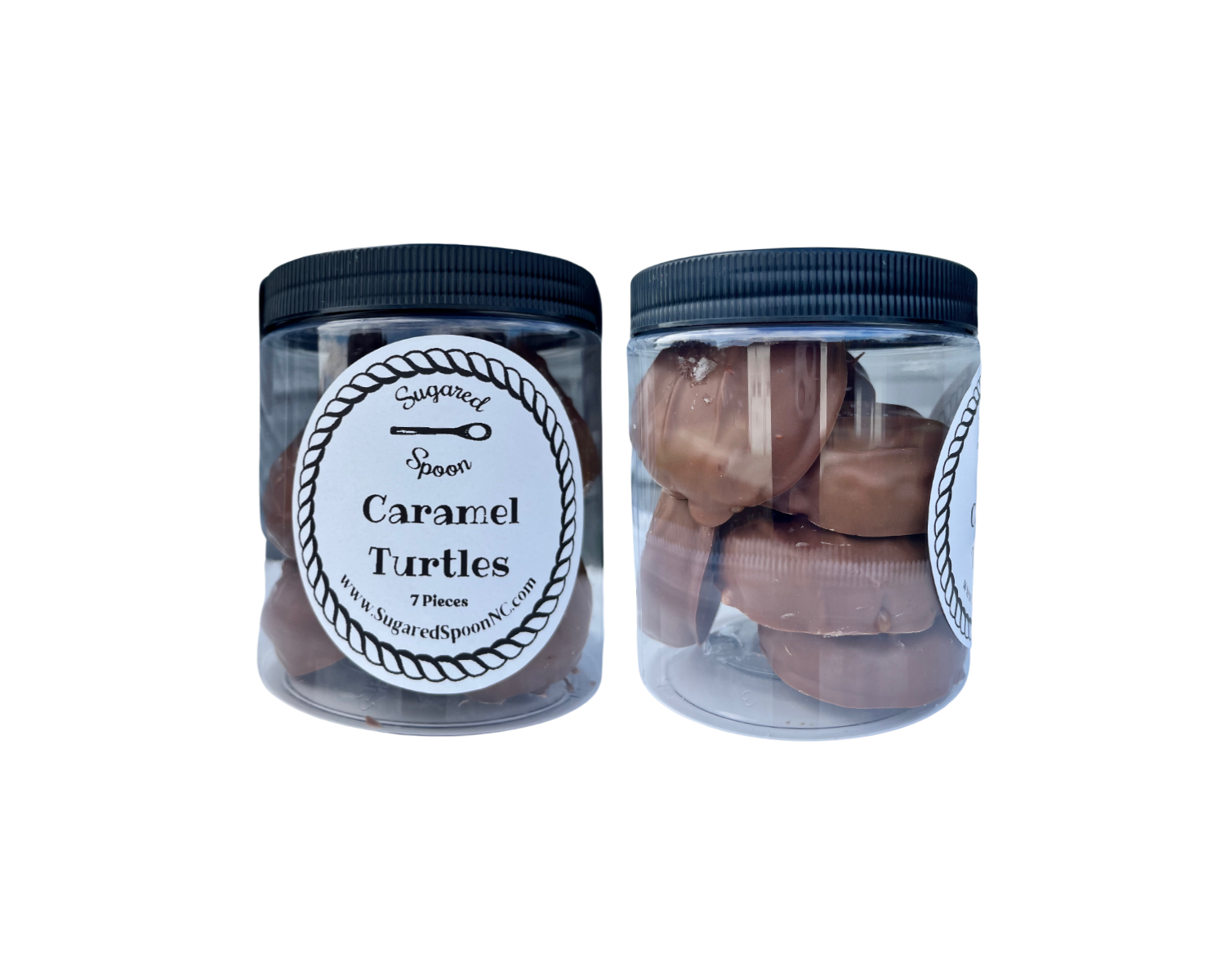 Carmel Pecan Turtles (QTY 6 - 7 per Jar)