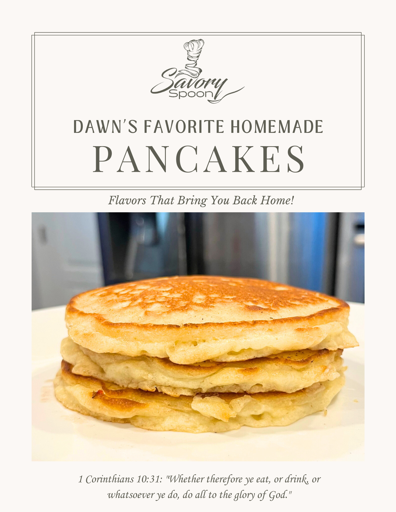 Dawn's Favorite Pancake Recipe