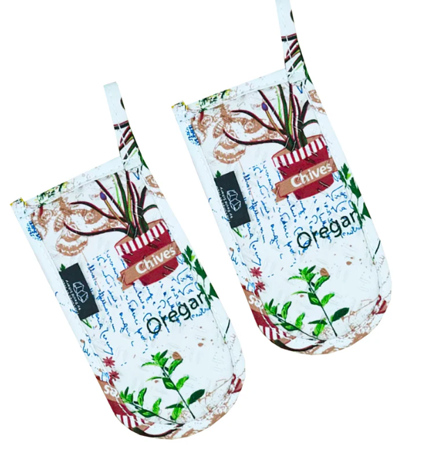 Garden Fresh Herbs Silli Pot Handle Set of 2