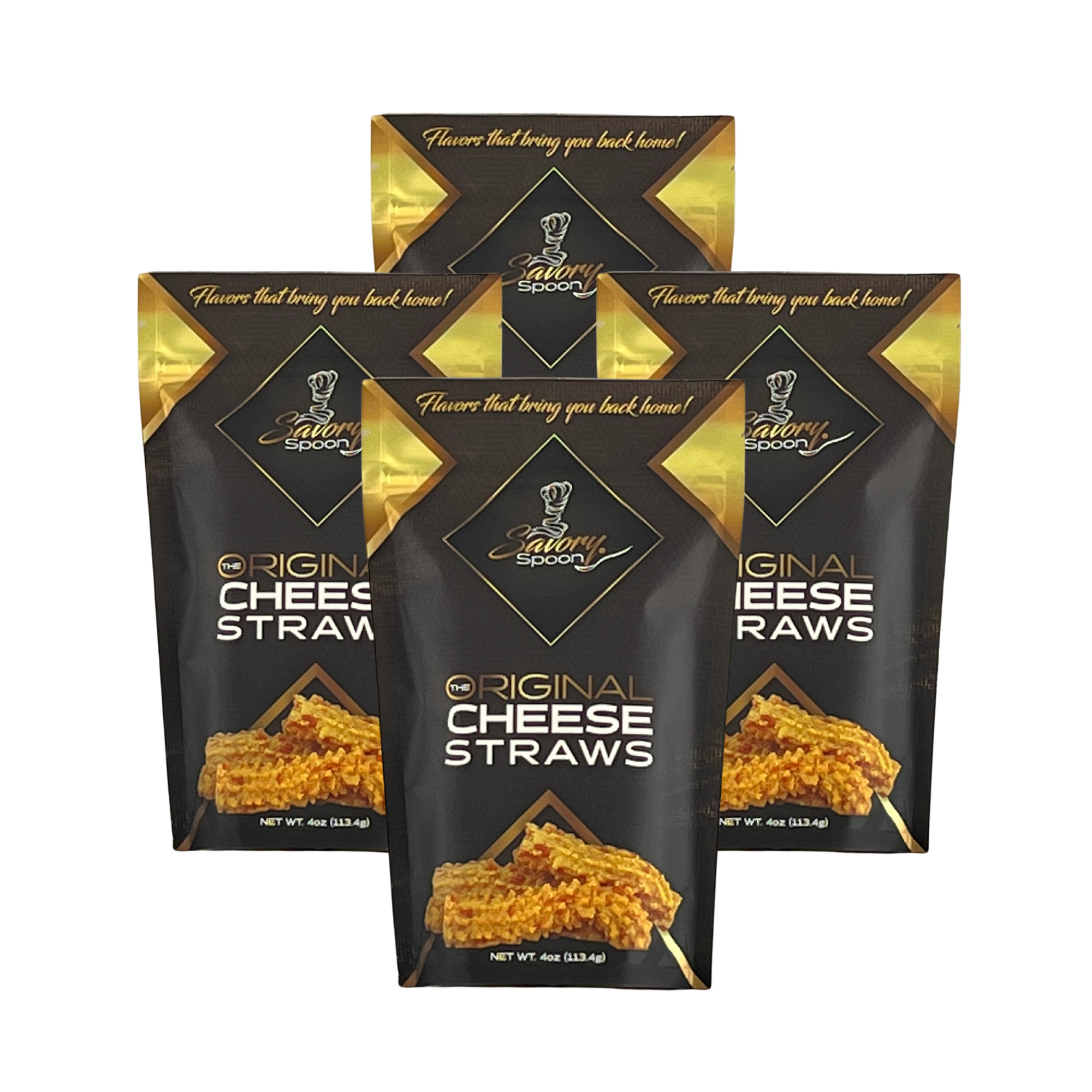 Original Cheese Straws = 4 Bags + Free Shipping