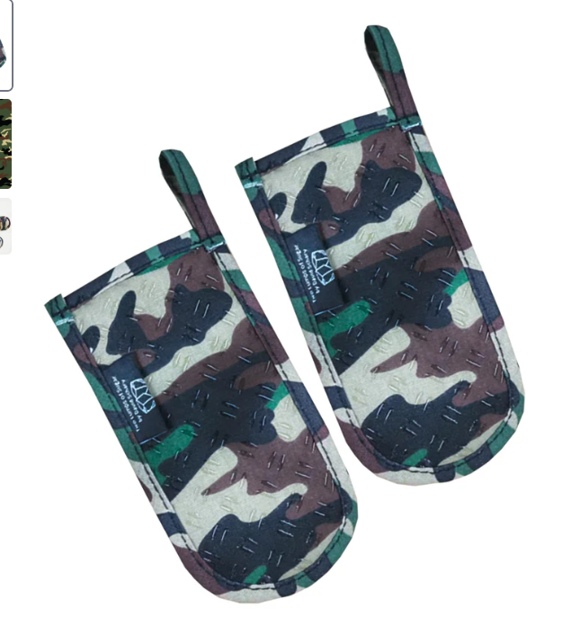 Camo Silli Pot Handle Set of 2