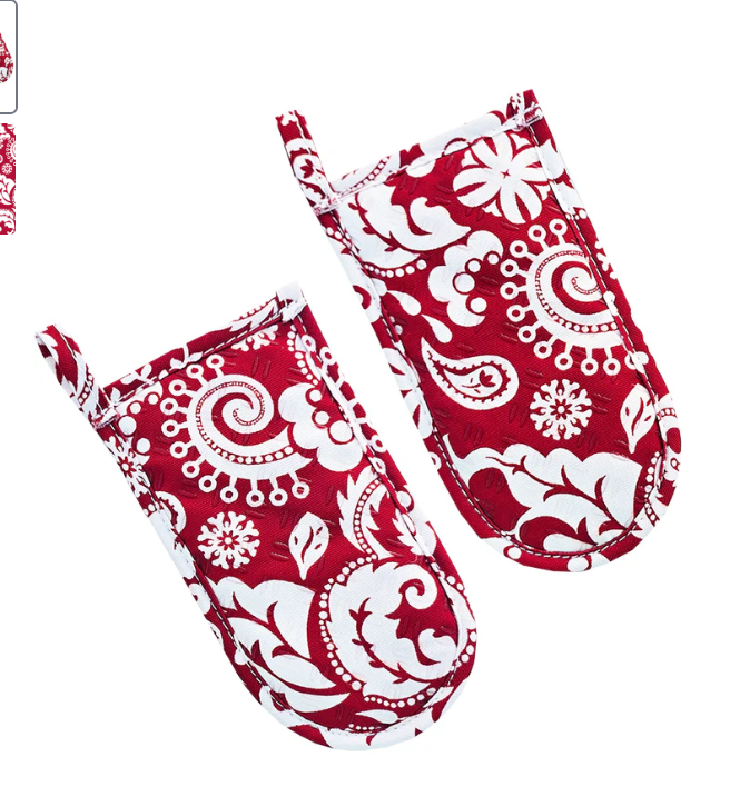 Mod Red Silli Pot Handle Set of 2