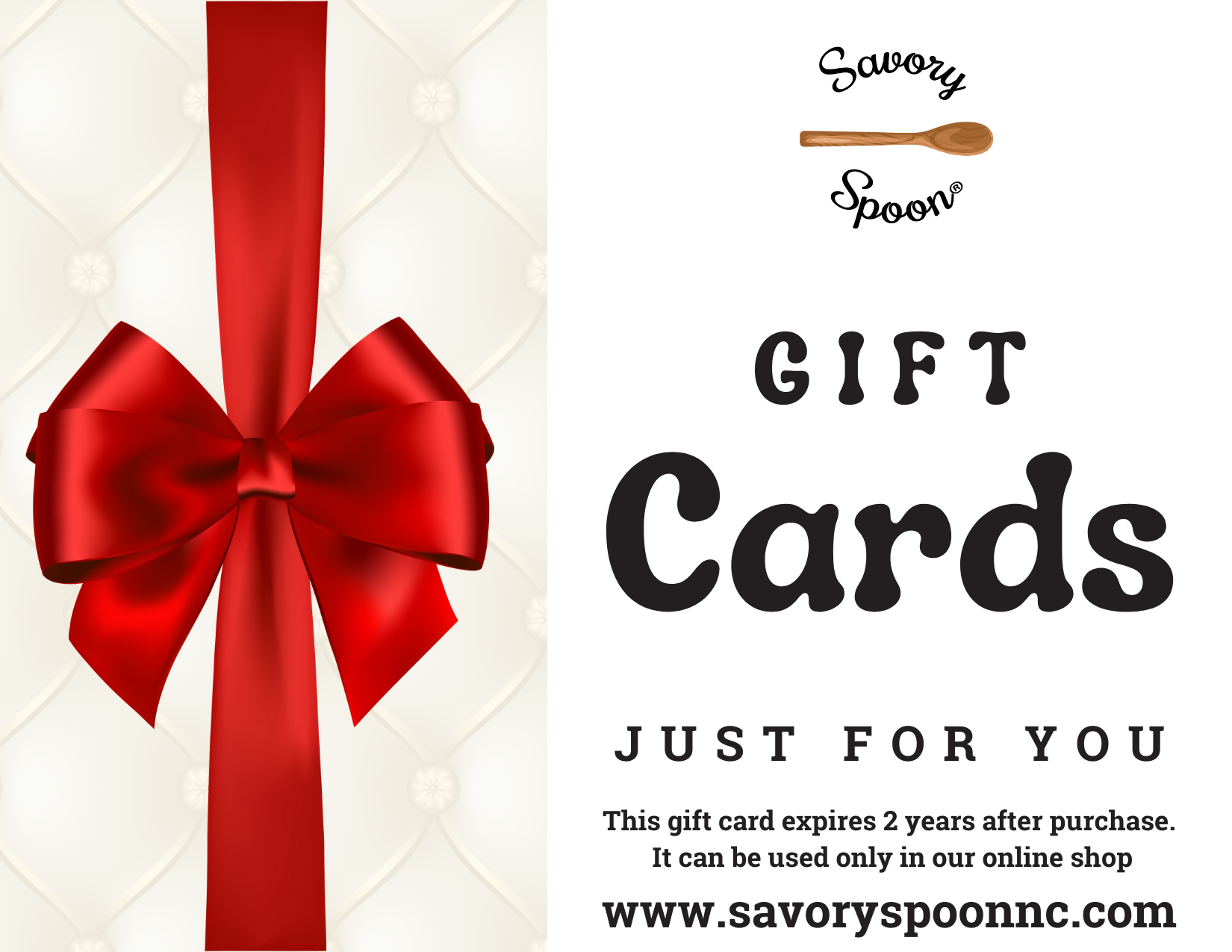 Savory Spoon Gift Cards